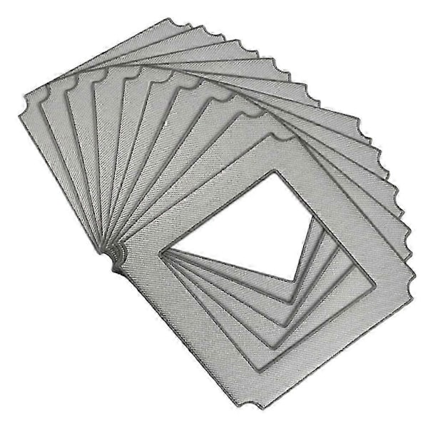 10 stk. Mikrofiber Moppeklut Reservedeler kompatible med Robotics Winbot W836 W850 W860 W880 W920 Vindusvaskerobot