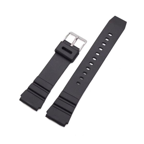 Silikone urrem (digitalt ur osv.) Sort - Flere størrelser Sort Sort Black 22 mm