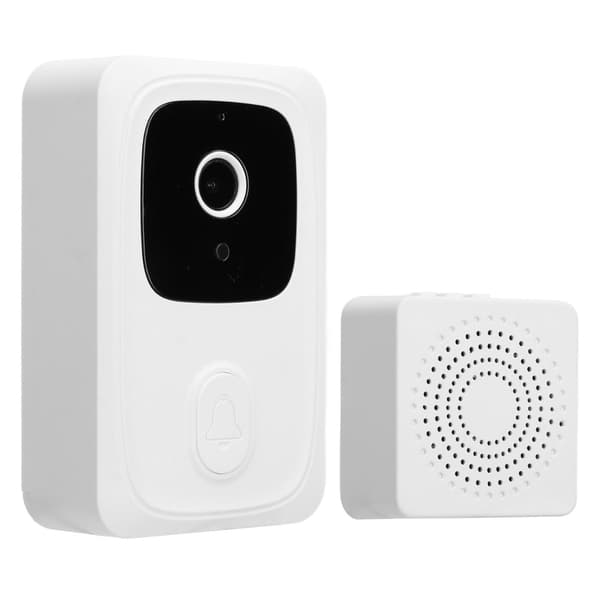 Smart Video Dörrklocka Låg Strömförbrukning Lång Räckvidd HD Mörkerseende 2-vägs Intercom Trådlös Dörrklocka Kamera