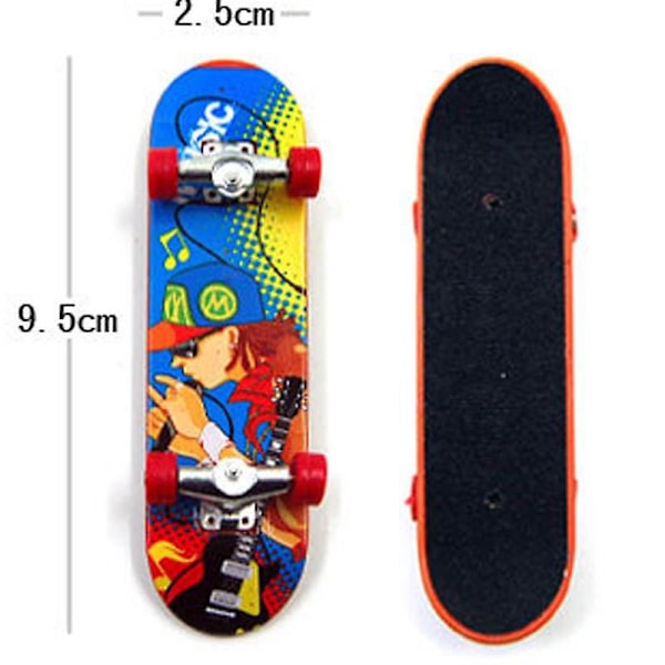 10 Samleobjekter Fingerboards Sæt til Skate Entusiaster Børns Legetøj Aldre 6+