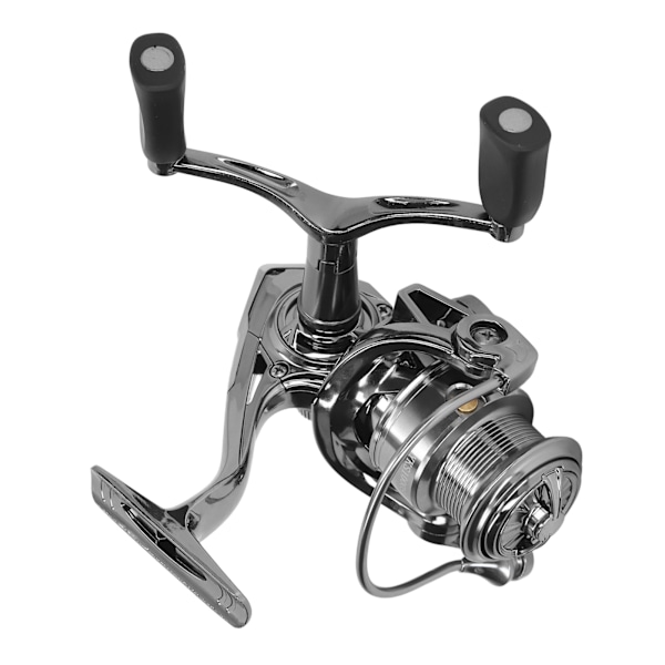 Spinning Reel Long Shot Skew Notch Non Gap Metal Fiskeutstyr med Vippearm Stabilisatorstang YKS1000S Mikropartikkel Shallow Cup