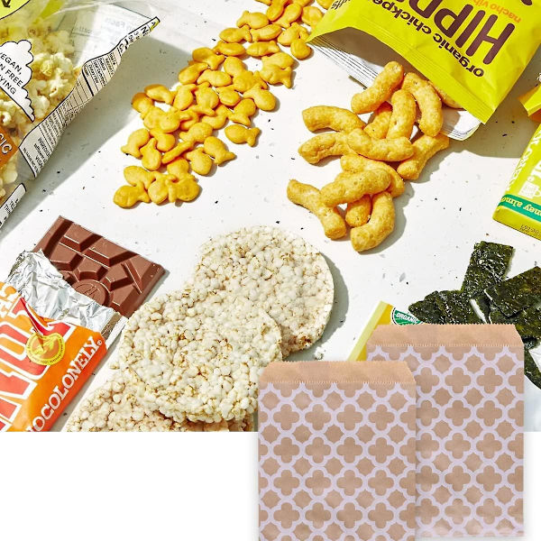 Kraftpapperspåsar - Set om 100, Bruna, Perfekta för Godis, DIY-hantverk, Gåvor, Kakor, Bröd