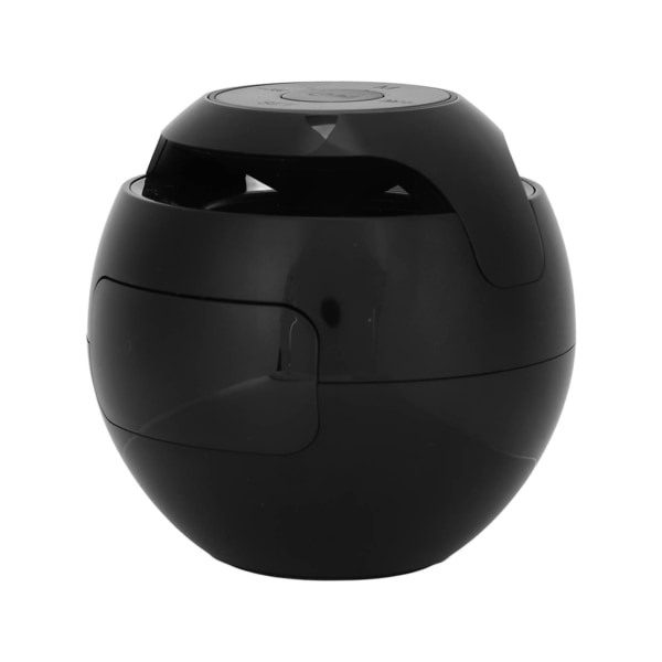 Bluetooth Väckarklocka Högtalare Färgglad Mini Bärbar Trådlös FM-radio för hemmet med röstmeddelanden Svart