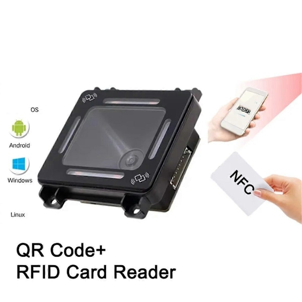 EP8280 QR-kod RFID-kortläsare NFC 1D 2D QR-kodläsare