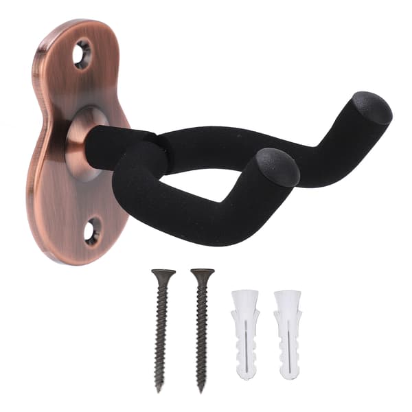 Guitar Vægmontering Hængekrog Holder Stativ Metal Universal til Ukulele Violin Studieværelse Rosaguld