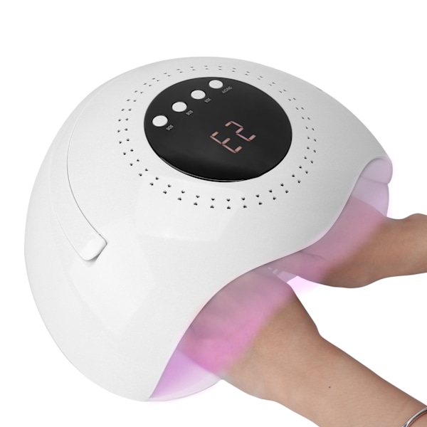 Professionel UV LED Neglelampe 120W Gel Polish Hærdende Lys Neglelampe Hvid (100-240V) EU Stik