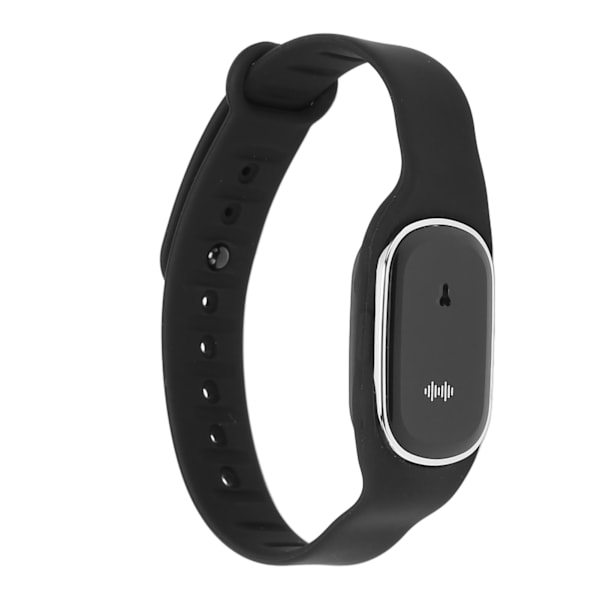 Avstøtende klokke USB-lading Langvarig bærbar Sonic elektronisk avstøtende armbåndsklokke Svart