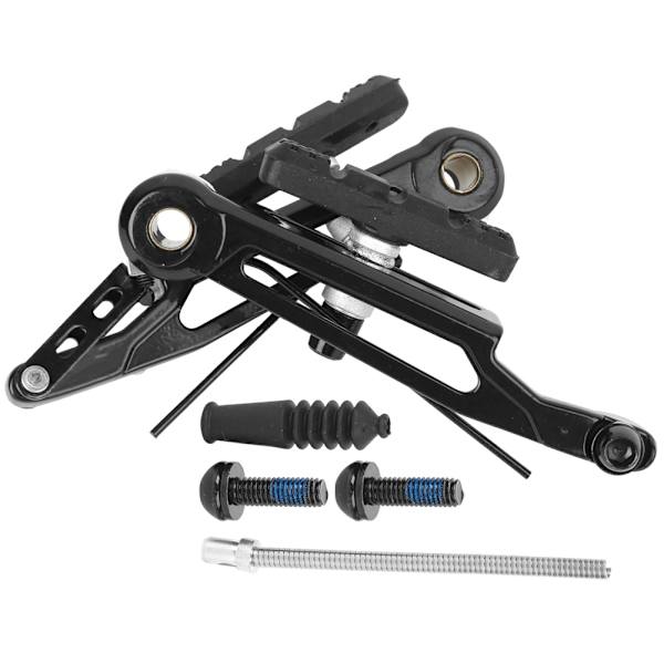 Et par aluminiumslegering højstyrke sort foldecykel lang arm V-bremse 412 modificeret cykeltilbehør