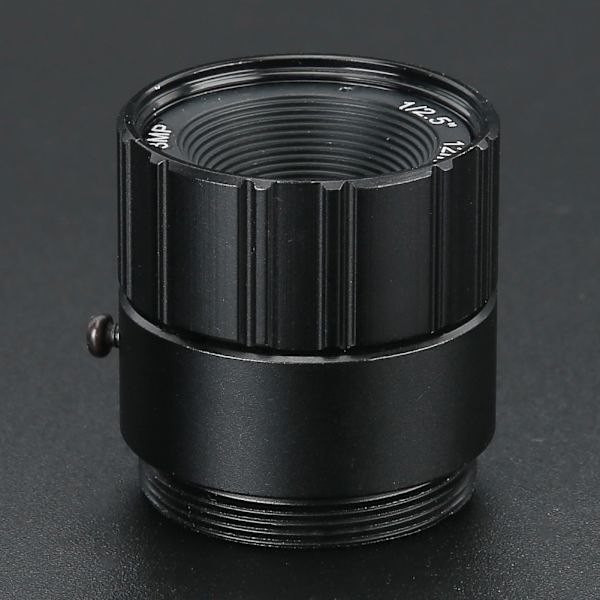CCTV fast objektiv 12 mm 3 MP högupplöst CS-fäste för kamera