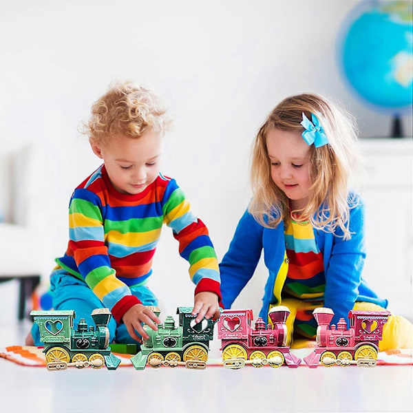 2025 Egnet Babyleketog, 360 Selvspinnende Tog Leker med Fantastiske 3D-Lys og Musikk, Automatisk Styring