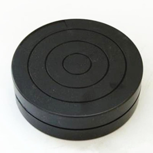 Dubbelsidig skulpteringshjul i plast - 11,5 cm diameter - Rotationsbord för keramikkonst