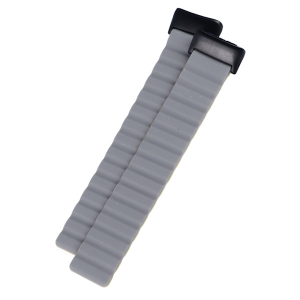 2 st Watch Bands Professionell Silikon Rem Professionell Silikon Rem Stark Magnetisk Snäpputbyte Armband för Fitbit Charge 6/5 Grå Gul