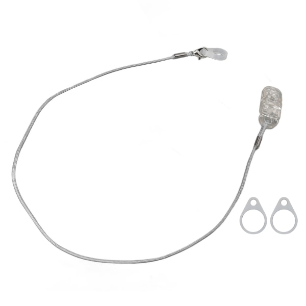 Høreapparater Lanyard Single Ear Nylon Lanyard Høreapparat Clip med 3 silikoneringe til ældre børn
