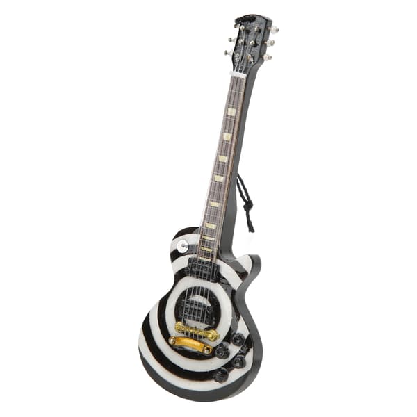 Gitarrmodell Utsökt Utseende Fina Detaljer Lind Miniatyrgitarr för Heminredning Presentgivning