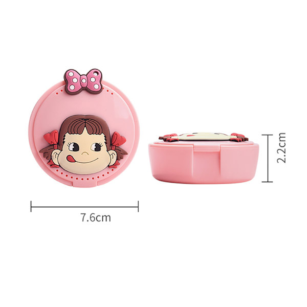 Retainer Case Travel Portable Cartoon Cute Mouth Guard Denture Aligner Case Container för män kvinnor typ D
