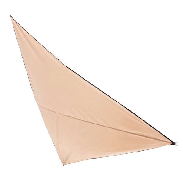 Triangulär solskydd, UV-beständig, andningsbar, vattentät solsegel för terrasser, simbassänger, innergårdar, carport (Khaki)