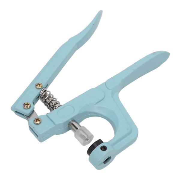 Grommet-kone käsikäyttöinen, alumiininen, helppokäyttöinen, grommet-reikätyökalusarja rei'itykseen, askarteluun, DIY, sininen