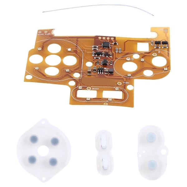 LED-knaplys-sæt til GameBoy Color LED-lys båndkort