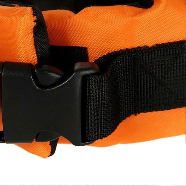 Pienet Keskikokoiset Suuret Koirien Pelastusliivit Heijastavilla Raidoilla ja Korkealla Kelluvuudella, Säädettävä Koiran Pelastusliivi Lemmikin Pelastusliivi - Oranssi/XXS