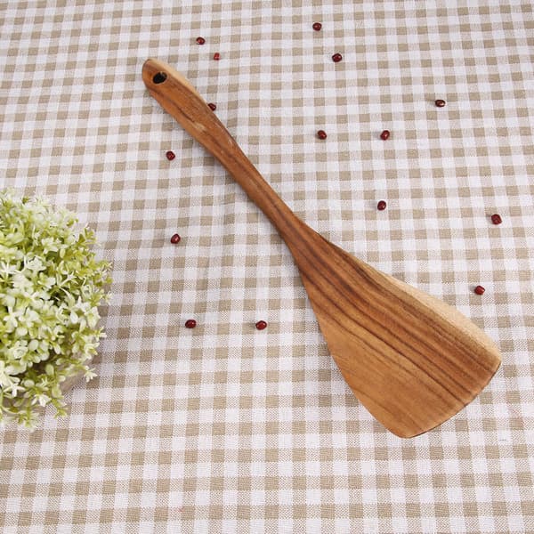 Naturlig träslev stekspade köksredskap (31,5*7,5cm)