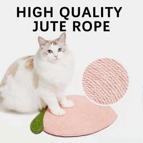 Adorable Cat Scratching Board Durable Interactive Cat Toy for Home Wall Watermelon