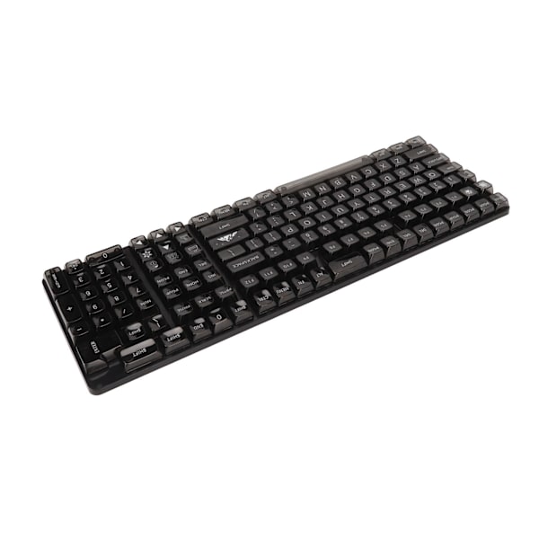 Tangentuppsats 132 tangenter Hög transparent PC CBSA Höjd Matt Ergonomisk DIY Anpassade tangentbord för mekaniskt tangentbord Svart transparenta vita bokstäver