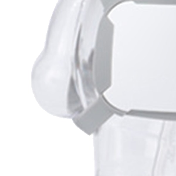 Plast Vattenflaska 400ml Cool Björndesign Lätt Bärbar Vattenmugg för Utomhussporter Vit
