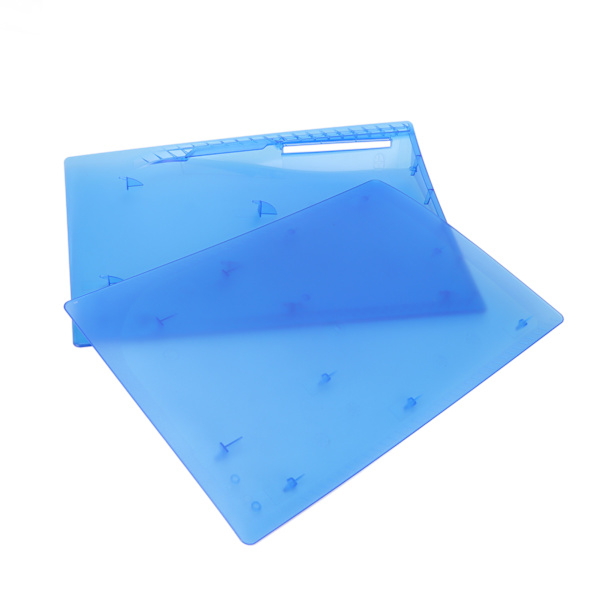 Spelkonsol Cover Repsäkert Dammtät skyddande matt skalpanel för PS5 Transparent Blue