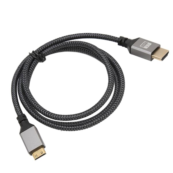 HD Multimedia Interface-kabel Højhastigheds 4K 60Hz Vævet HD Multimedia Interface Han til Han-kabel til computer TV-skærm 1M