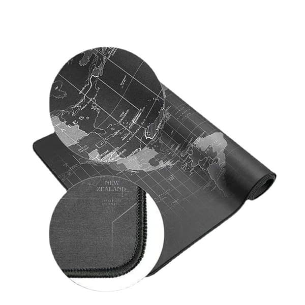 Kart Musematte 11.8 X 31.5 X 0.12in Komfortabel Stor Gummi Musematte Skrivebordsmatte for Laptop Datamaskin og PC