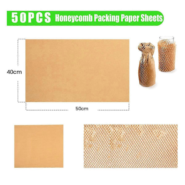 Honeycomb Packpapper Ark med 1,6X Töjbarhet för Frakt