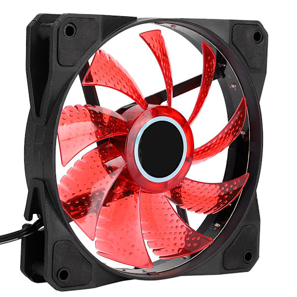 CPU-kylare Radiator Ultra-Silence 4 mässingsvärmeledningsfläkt 1366 för 775AMD1155 stationär dator (3-stifts) (röd)