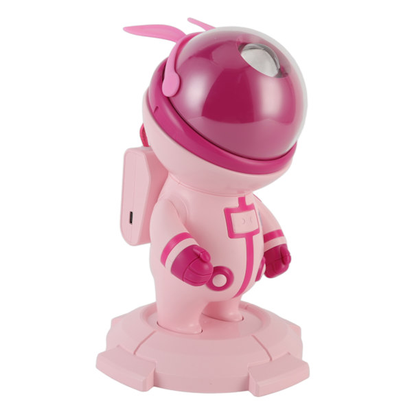 Stjerne LED natlys projektor USB astronaut stjerne projektor lampe RGB ambient projektionslys børns fødselsdagsgave lyserød