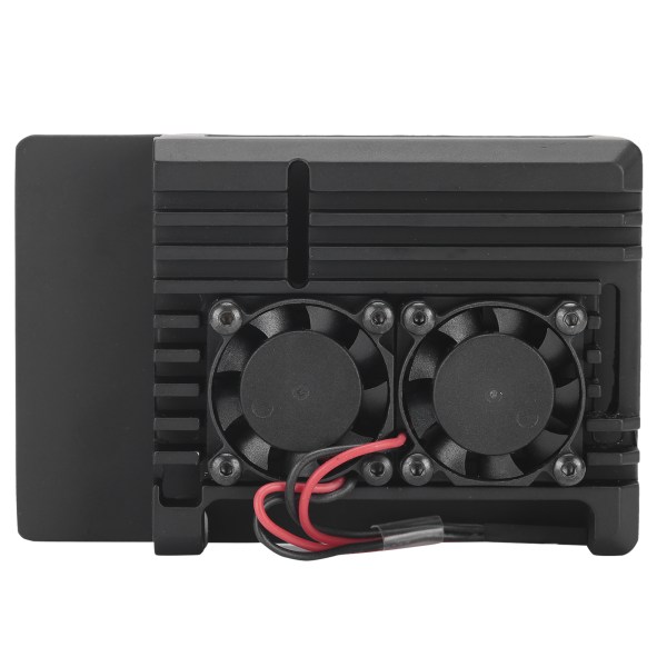 Case Raspberry Pi 4B:lle ja kaksoisjäähdytystuulettimelle, yhteensopiva Pi2b 3b 4B:n kanssa