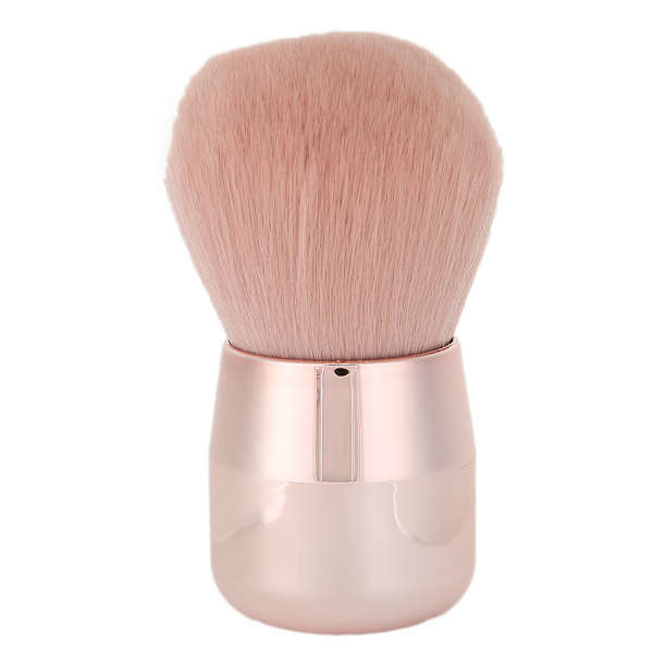 Rundt hoved blush børste blød fiber hår pulver børste sømløs base børste makeup værktøj