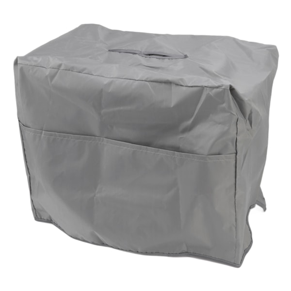 Svejsningsmaskine baldakin vandtæt 190T sølvbelagt polyester taft UV-beskyttelse svejser støvcover til have balkon 47x28x37cm/18.5x11.0x14.6in grå