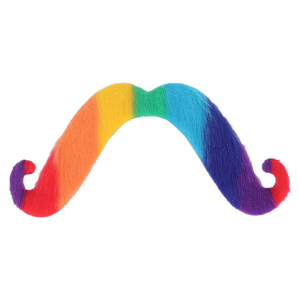 Falska mustascher Nyhet Färgglad Simulering Kostym Skägg Mustasch för Halloweenfest