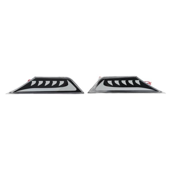 til JDM Style LED sidemarkeringslys Hvid DRL Rav Dynamiske Sekventielle Blinklys Erstatning til Civic 10. 2016up