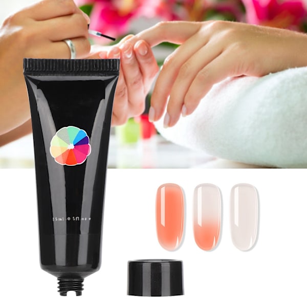 Kvinners temperaturforandrende neglelakk UV-gel, gradientfarge, forlengelse av negler, lim, kunstnegl (01)