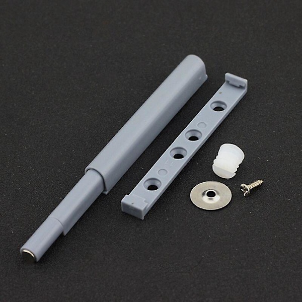 Aktivoi avataksesi magneettilukot Magneettiset ponnahduslukot avaavat ja sulkevat oven yksinkertaisella painalluksella (10 kpl) kokonaispituus 12cm vaaleanharmaa,