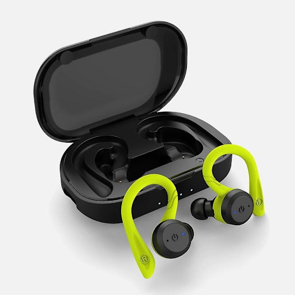 Trådløse støjreducerende øretelefoner Bluetooth Vandafvisende Hovedtelefoner 48 timers spilletid In-Ear med mikrofon til sport løb træning