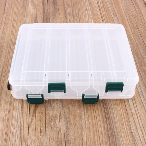 12 rom Fiskekoffert Lure Box Takle Tosidig oppbevaring Plast Stor