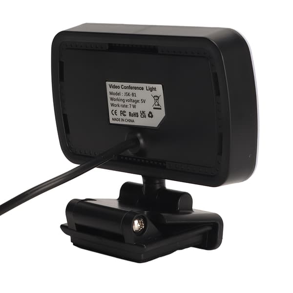 Webcam-lys USB 3 lysfarver 10 dæmpningstilstande Fleksibelt roterbart minivideolys til bærbar computer mødeundervisning