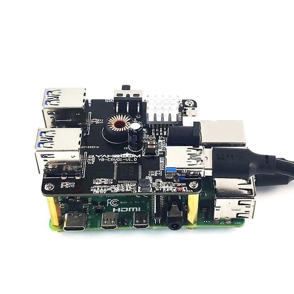Usb3.0 Hub Udvidelseskort Dockingstation 4-port Usb Splitter Til Ros Robotbil