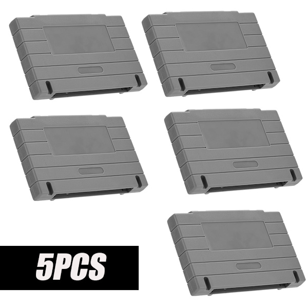 5 STK. Spilkortpatron US Version Erstatningsskal til SNES SFC