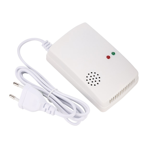 Husholdnings Gas Alarm Detektor Loft Naturgas Lækage Sensor Hjem Sikkerhed EU Stik 220V