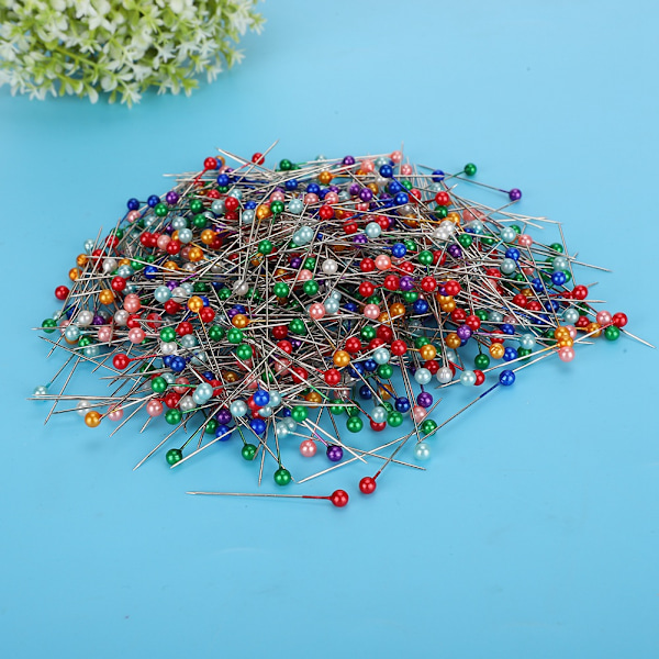 700 stk fargede syperler med rund hode, symaskin posisjonsnål, corsage-nål
