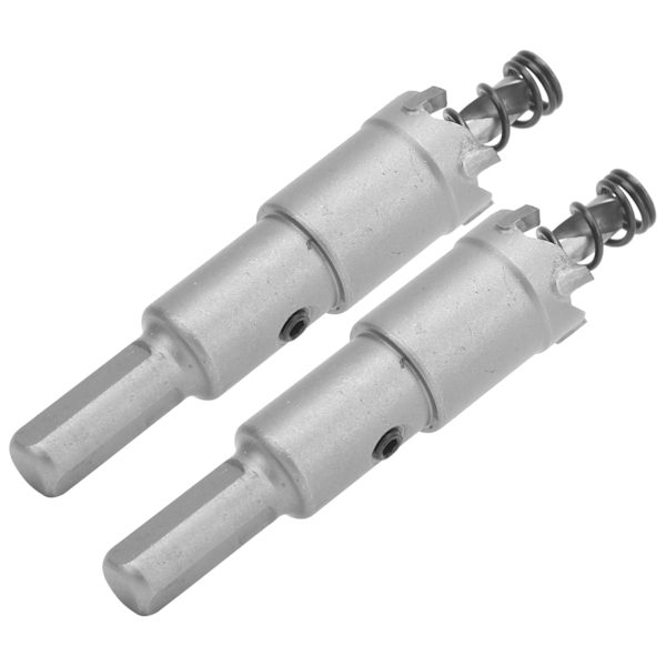 2 set hårdlegerade hålsågskärare TCT-borrskärverktyg hög effektivitet för hålöppningφ23mm/0.91in