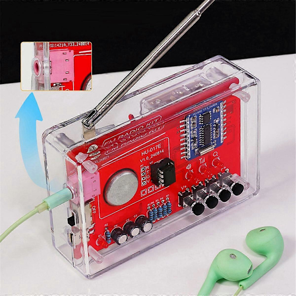 DIY Elektronisk Sett FM Radio Produksjonssett Kretskort