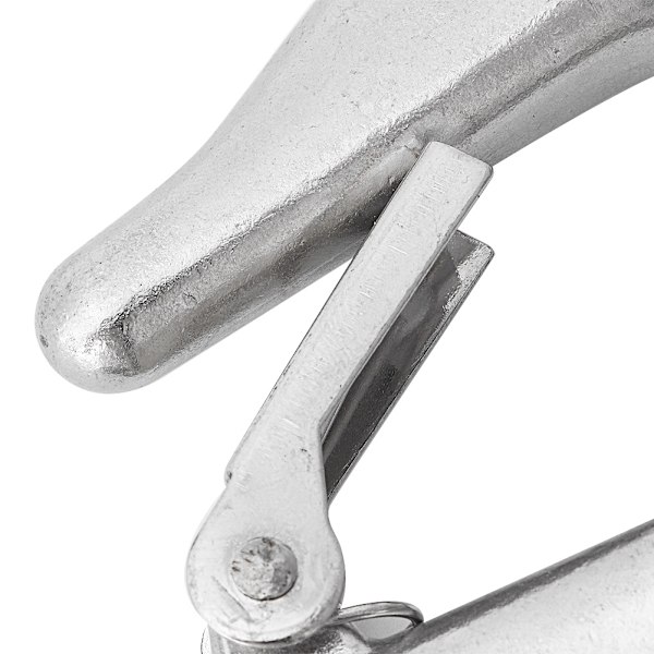 Hållbar rostfri stål Clevis Slip Hook med säkerhetslås Roddbåt Kajak Tillbehör 1/2\"